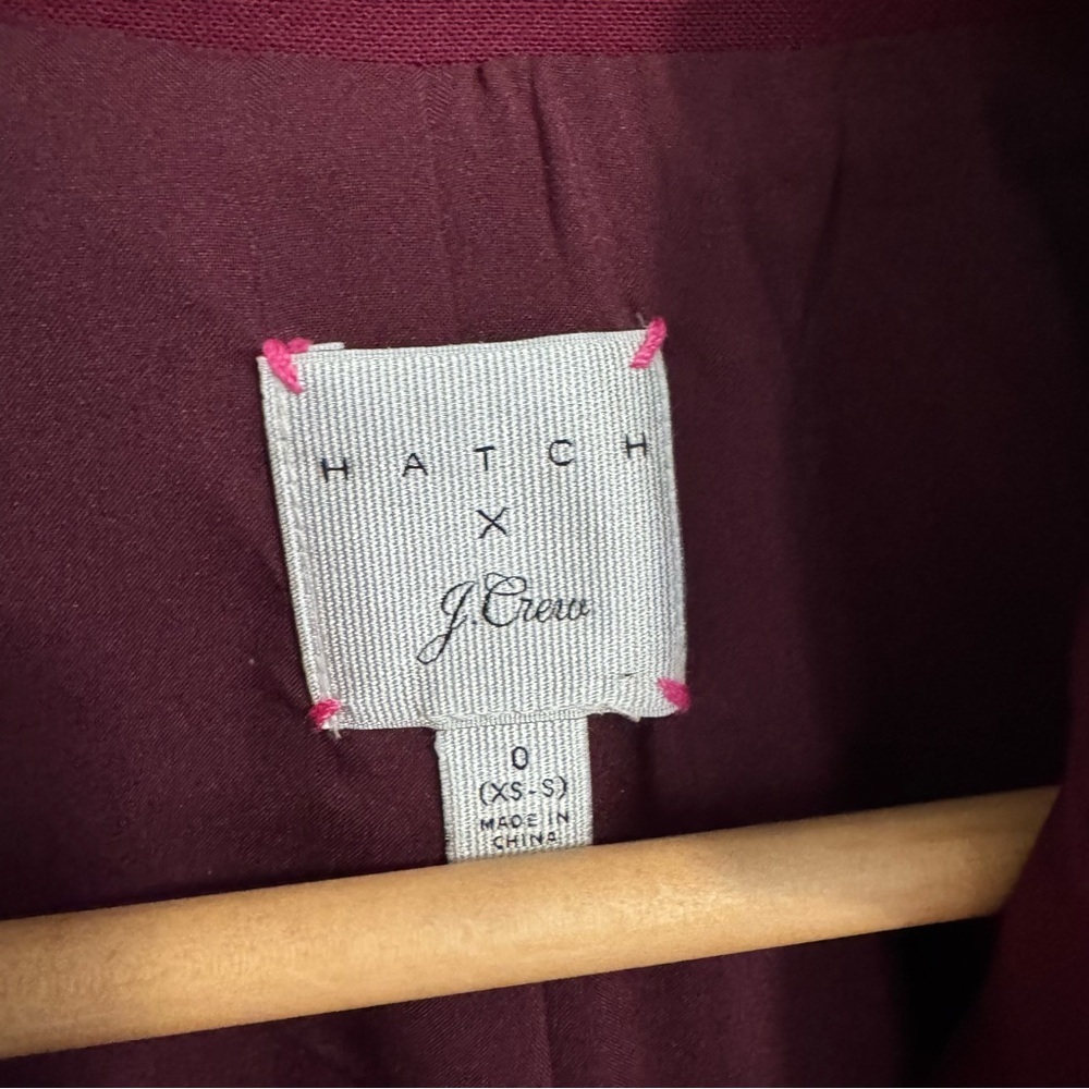 Hatch X J Crew Maternity Regent Blazer in Four Season Stretch - Picture 7 of 9